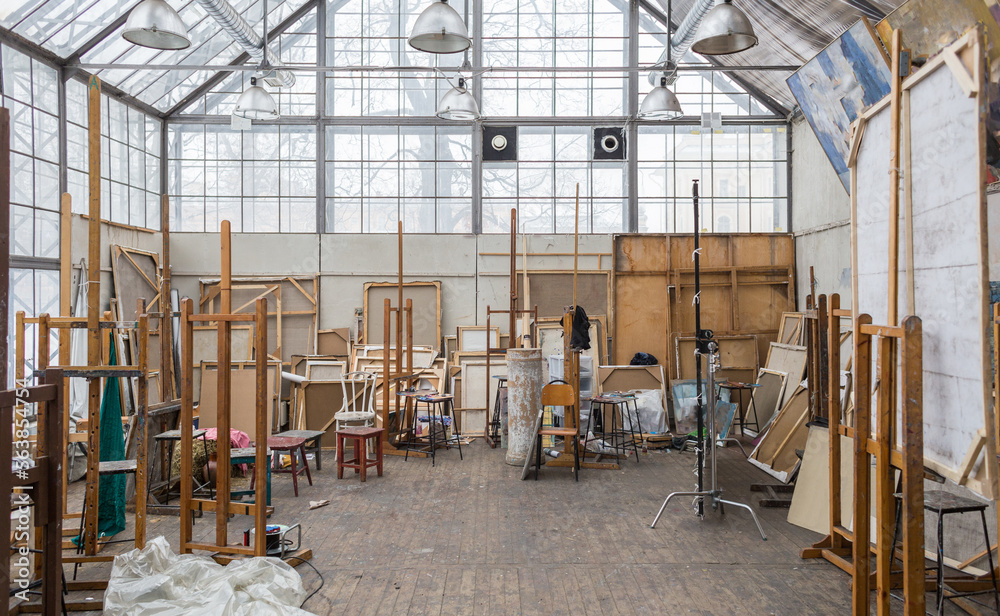 Inside a Whirled Art studio