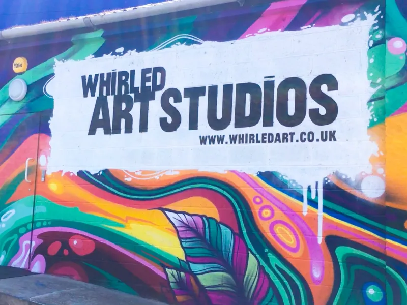 The Warehouse — the Whirled Art mural