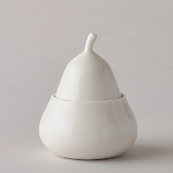 Birgit Pohl Ceramics Lidded Pear Pot